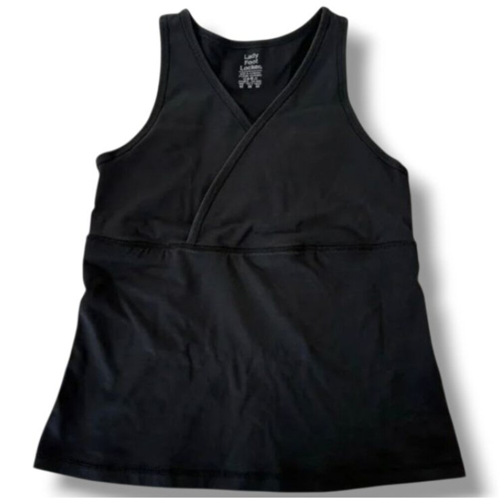 Lady Foot Locker Wrap Perf Tank Top-Medium-Racerback-Quick Dry-Performance-NEW